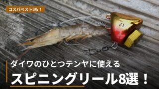 ひとつテンヤマダイに使えるダイワのスピニングリール8選。コスパ優秀