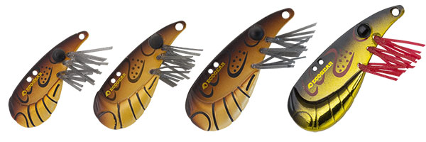 Ecogear ZX blade lineup in four sizes
