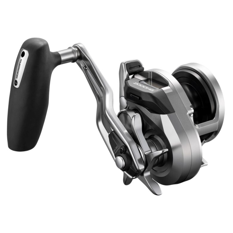 Shimano Ocea Jigger CT counter baitcasting reel with digital depth display
