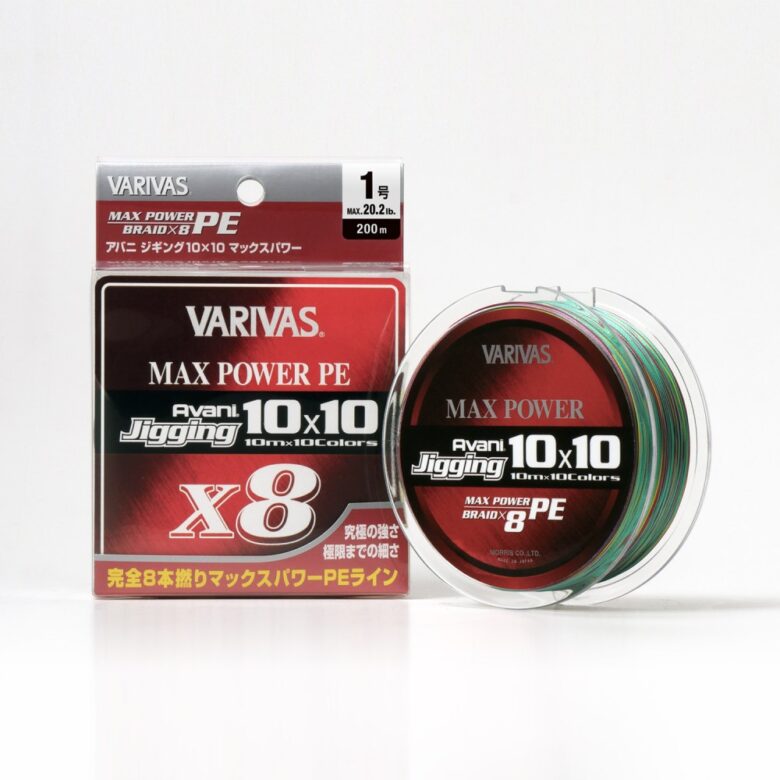 バリバス アバニ ジギング 10×10 マックスパワー PE X8 のパッケージ