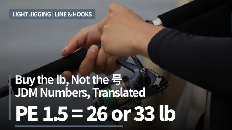 Light jigging line and assist hook setup with JDM numbers explained