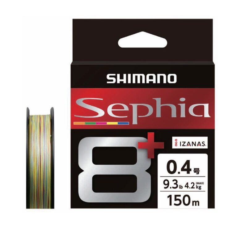 Shimano Sephia 8+ eging PE braid spool and package