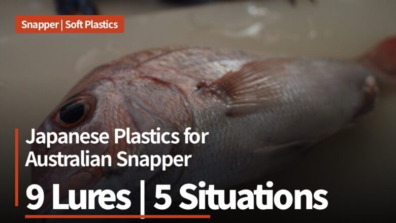 Japanese soft plastics for Australian snapper