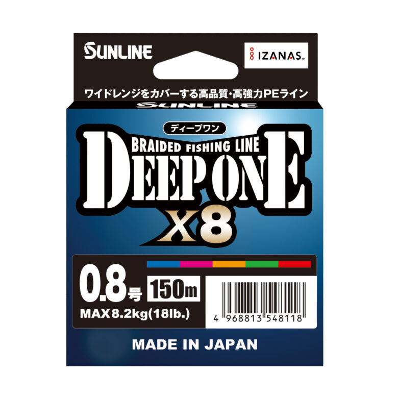 Sunline Deep One x8 multicolor PE braid spool