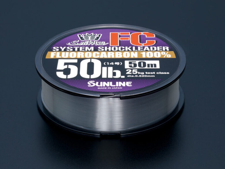 Sunline Saltimate System Shock Leader FC fluorocarbon leader spool
