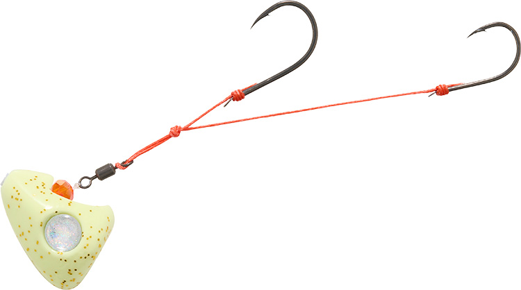 Daiwa Kohga Yudo Tenya SS 2WAY sliding tenya head with its two-hook rig