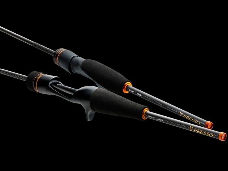 Spinning and baitcasting grips of Daiwa Presso AIR AGS rods