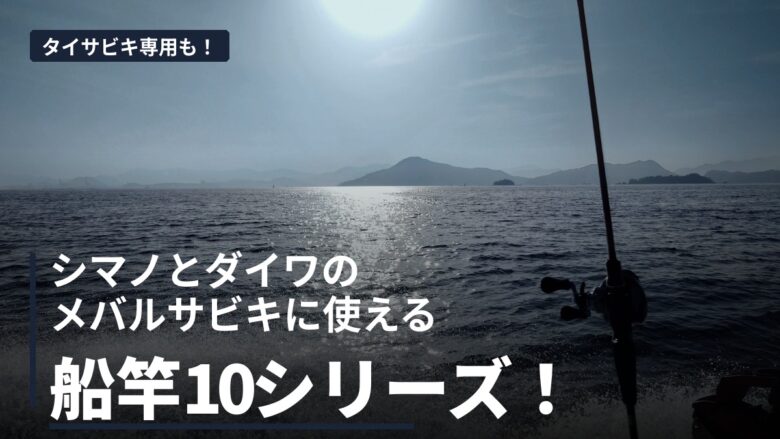 船キス竿の代用はティップラン・エギングロッドでOK！流用できるロッド