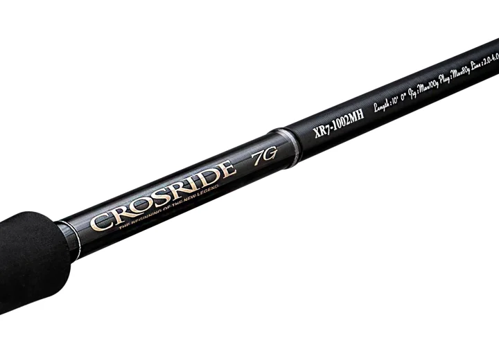 Major Craft Crossride 7G shore jigging rod reel seat and butt section