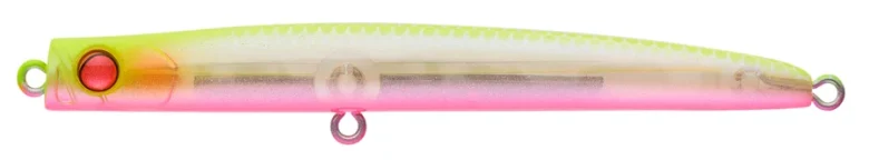 Apia Punch Line Slim 90 sinking pencil, chartreuse and pink colour