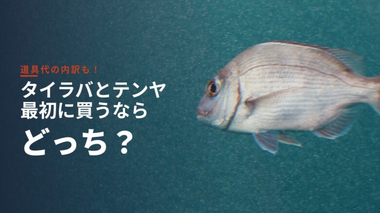 タイラバとテンヤ 最初に買うならどっち？